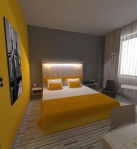 Low-priced free double room in Park Inn Hotel Budapest in Szekszardi street