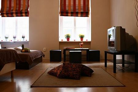 Romantic hotelroom of Central Hotel 21 at affordable prices in the downtown of Budapest