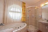 Elegant bathroom in Hotel Vital in Zalakaros in the vicinitiy of the thermal bath of Zalakaros 